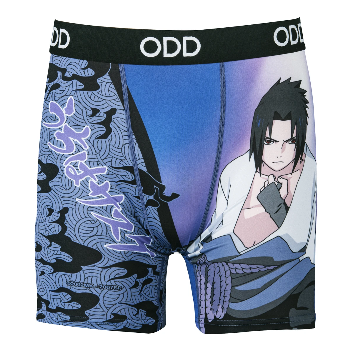 Odd Sox, Naruto Anime, Sasuke, Men's Fun Boxer Brief Underwear