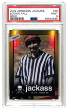 2022 Zerocool Jackass #29 Loomis Falls Legend 10/10 GOLD refractor card PSA 9