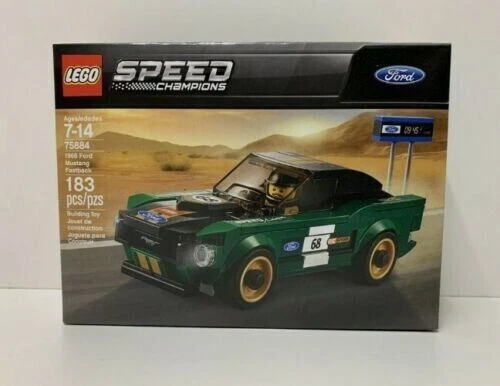 LEGO 75884 Speed Champions 1968 Ford Mustang Fastback Building Kit 183 Pcs