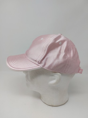 adidas Womens Strap Back Hat Pink Shiny Polyester Cap - Picture 3 of 7