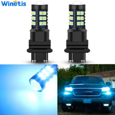 Winetis 2X 3157 4157 LED Bulb Ice Blue Bright 3030 SMD DRL Daytime Running Light