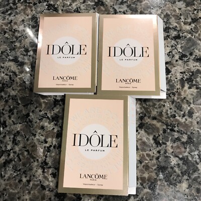 New in Card 3pcs Lancome Idole Le Parfum Sample Spray Perfume 1.2mL/0.04oz Each