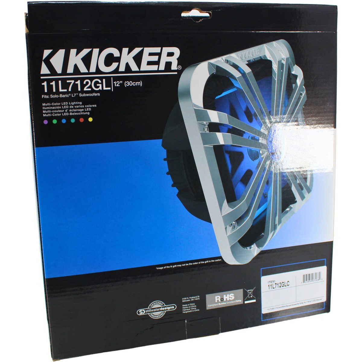 Kicker 11l712glc 12 Charcoal Grille W/ Led For Solobari Ccc | Meses sin Kicker 11l712glc 12 Charcoal Grille W/ Led For Solobari Ccc | Meses sin