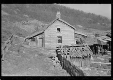 Home of Fannie Corbin, Shenandoah National Park, Virginia. House o - Old Photo