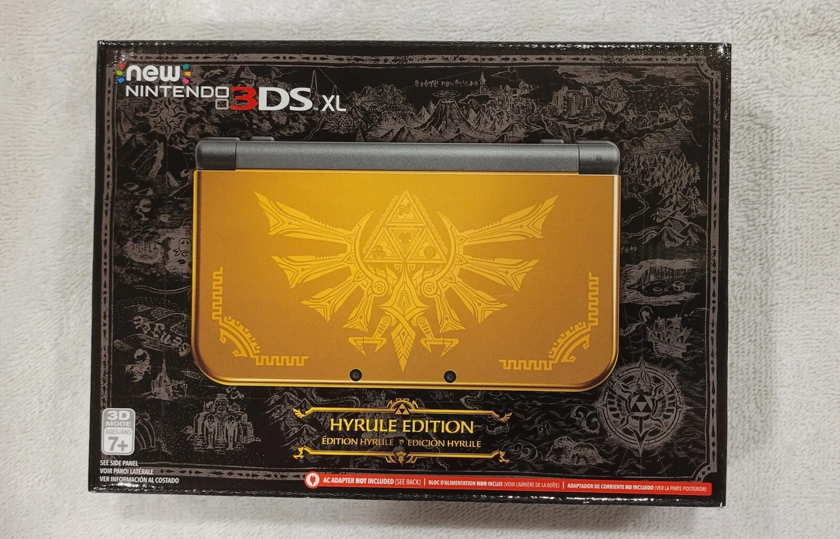 New Nintendo 3DS XL Zelda Hyrule Edition Gamestop Exclusive New MINT USA Version