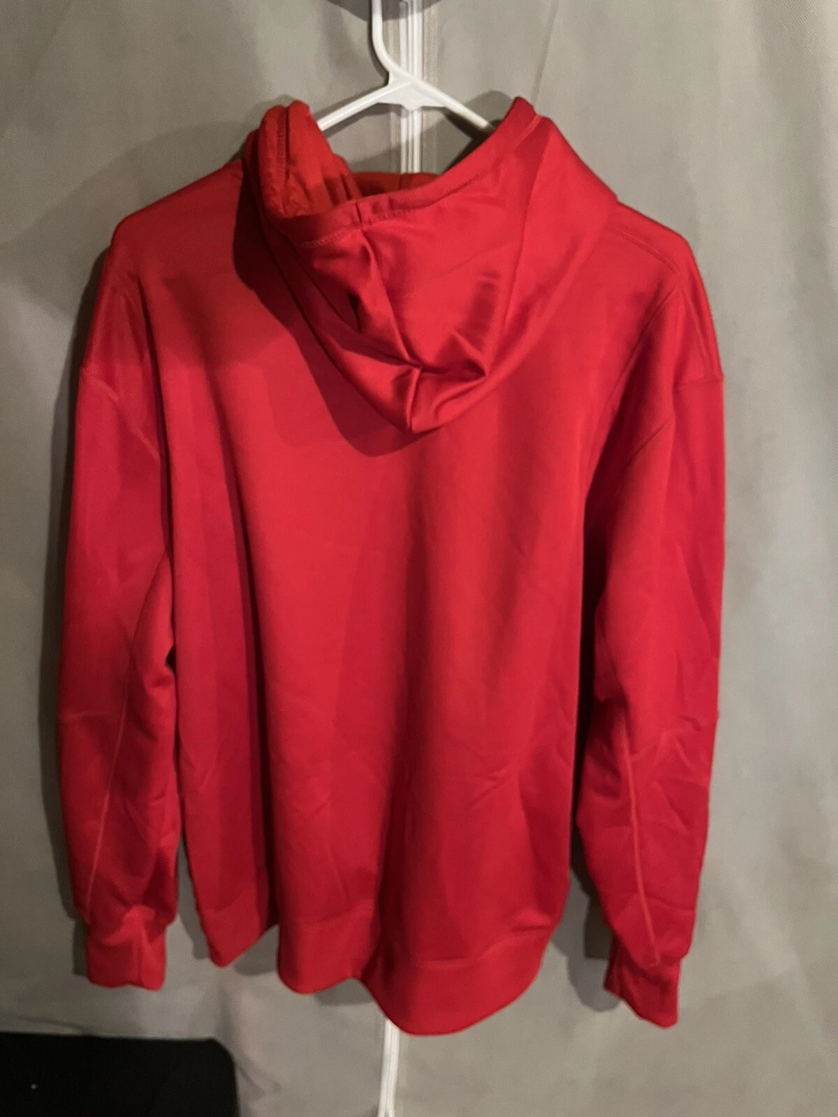 VETEMENTS Felpa con cappuccio NFL Team Abbigliamento Tampa Bay Buccaneers pullover rosso taglia grandi tasche con cerniera