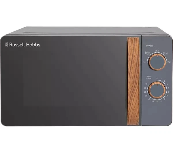 Russell Hobbs RHMM713G Manual Microwave Scandi 17L 5 Power Levels Grey 700W