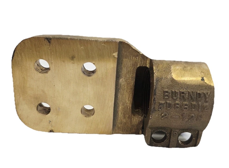 BURNDY FD68D12 SUBSTATION COPPER STUD CONNECTOR 2 - 12H - Image 2 of 4
