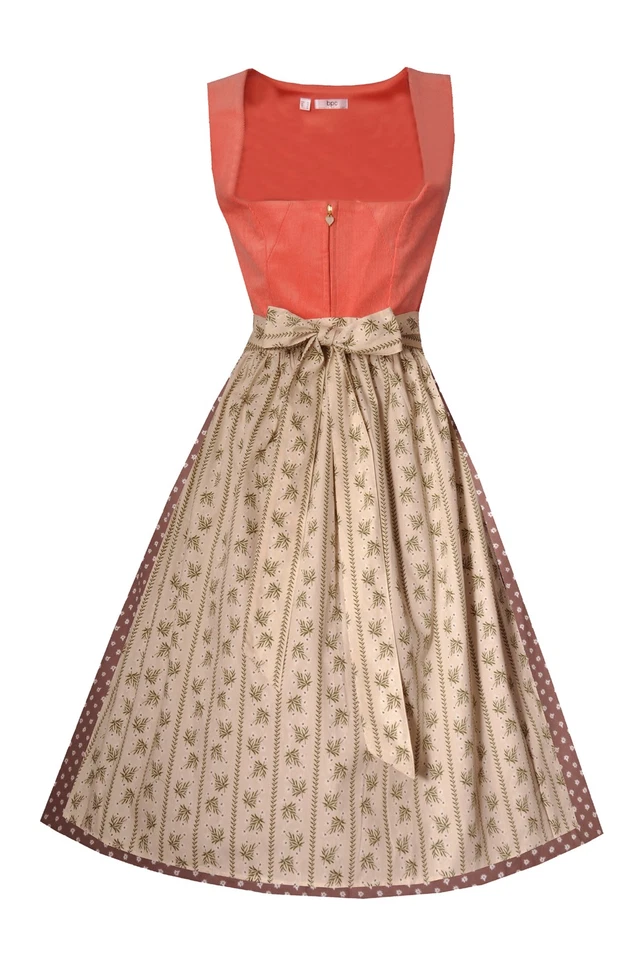 Dirndl midi 73cm Dünkelhammer Cord apricot braun beige - Bild 1 von 2