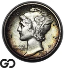 1917-S Mercury Dime Choice AU++/Unc, Tougher Date