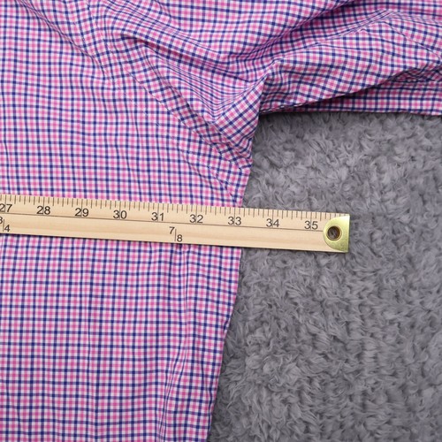 Ralph Lauren Shirt Mens 4XLT Button Down Long Sleeve Pink Plaid TALL Cotton - Picture 13 of 18