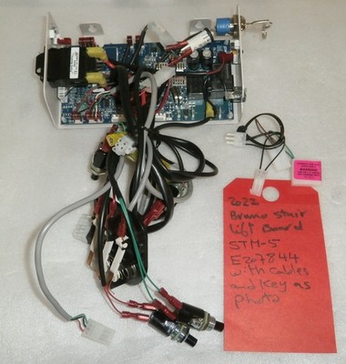 2022 BRUNO STAIR LIFT BOARD STM-5 E207844 WITH WITH CABLE AND KEY
