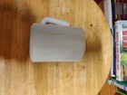 Fire King White Milk Glass D Handle Mug Bowler's Prayer Anchor Hocking, No Chips — photo 4