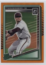 2025 Panini Donruss Optic Rated Prospects Orange Prizm 8/199 Tyson Neighbors 4z8