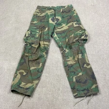 Vintage 80s US Military ERDL Camo Cargo Jungle Pants Men 34x29 USGI Army Vietnam