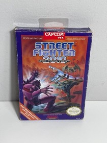 Street Fighter 2010 The Final Fight Nintendo NES CIB Complete Authentic Good