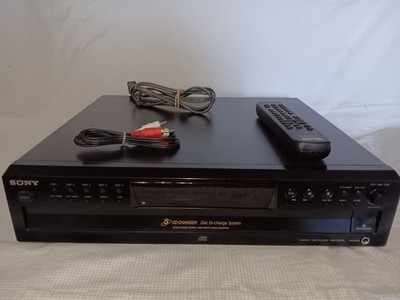 Sony CDP-CE375 5-Disc Changer CD Compact Disc Player Optical Out Remote Tested