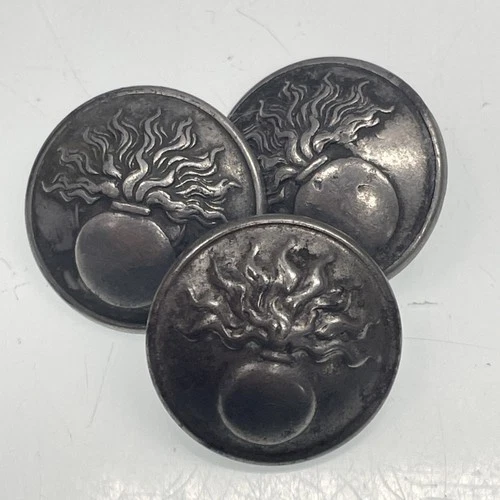 ORIGINAL WAR Military Uniform Button Lot WW1 French Army Grenadiers Large B