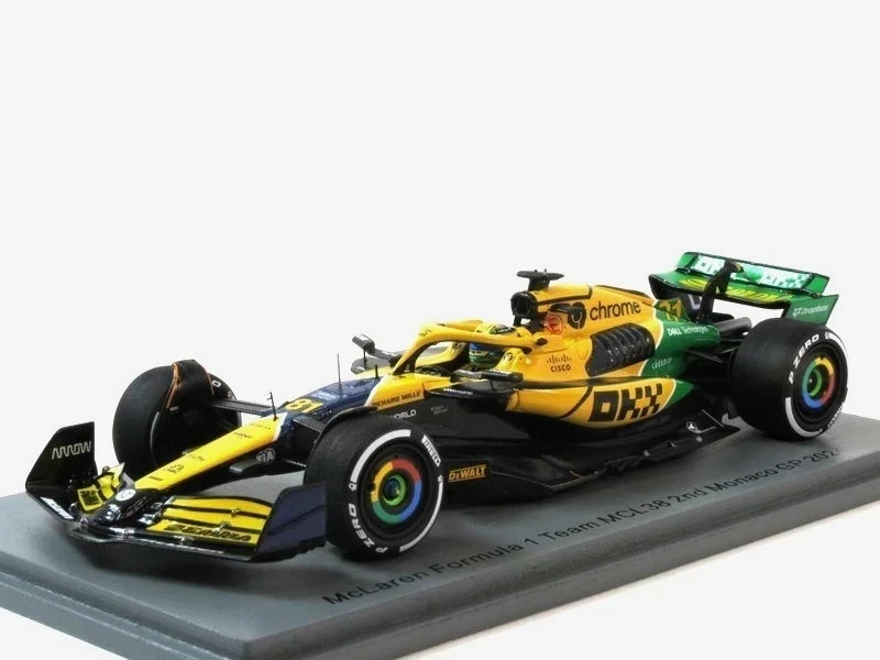 MODELLINO AUTO 1:43 SPARK F1 MCLAREN MCL38 OSCAR PIASTRI MONACO GP 2024 DIE CAST - Immagine 4 di 4