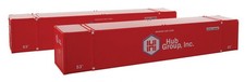 Con-Cor 488030 1:87 HO 53' Sheet/Post Rivet Side Container