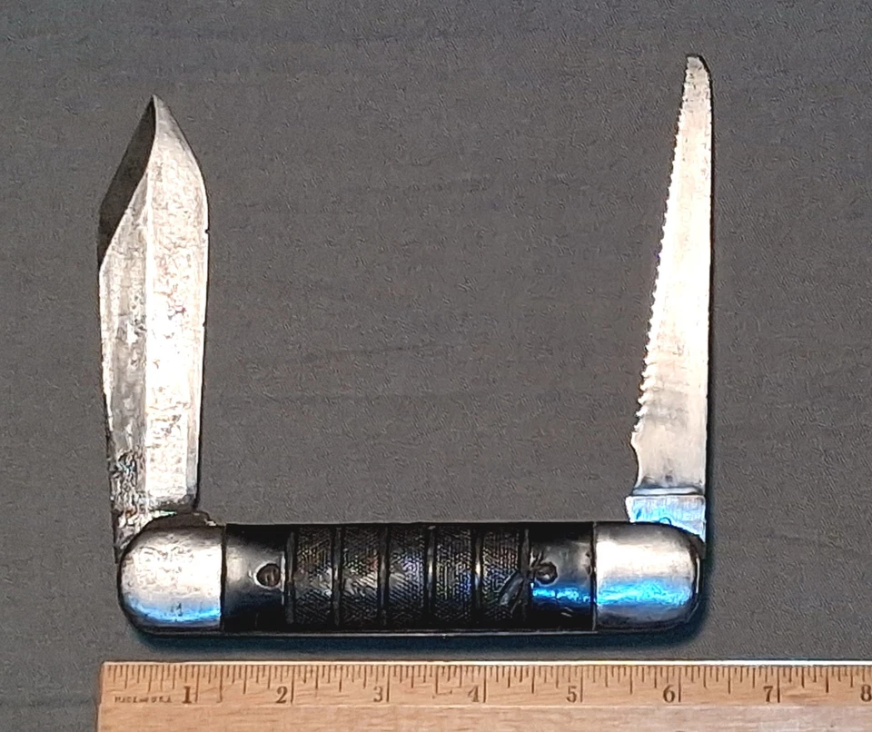 NAVAJA DE BOLSILLO PLEGABLE COLONIAL WW2 NAVY PILOTS SURVIAL  Foto 4 de 4