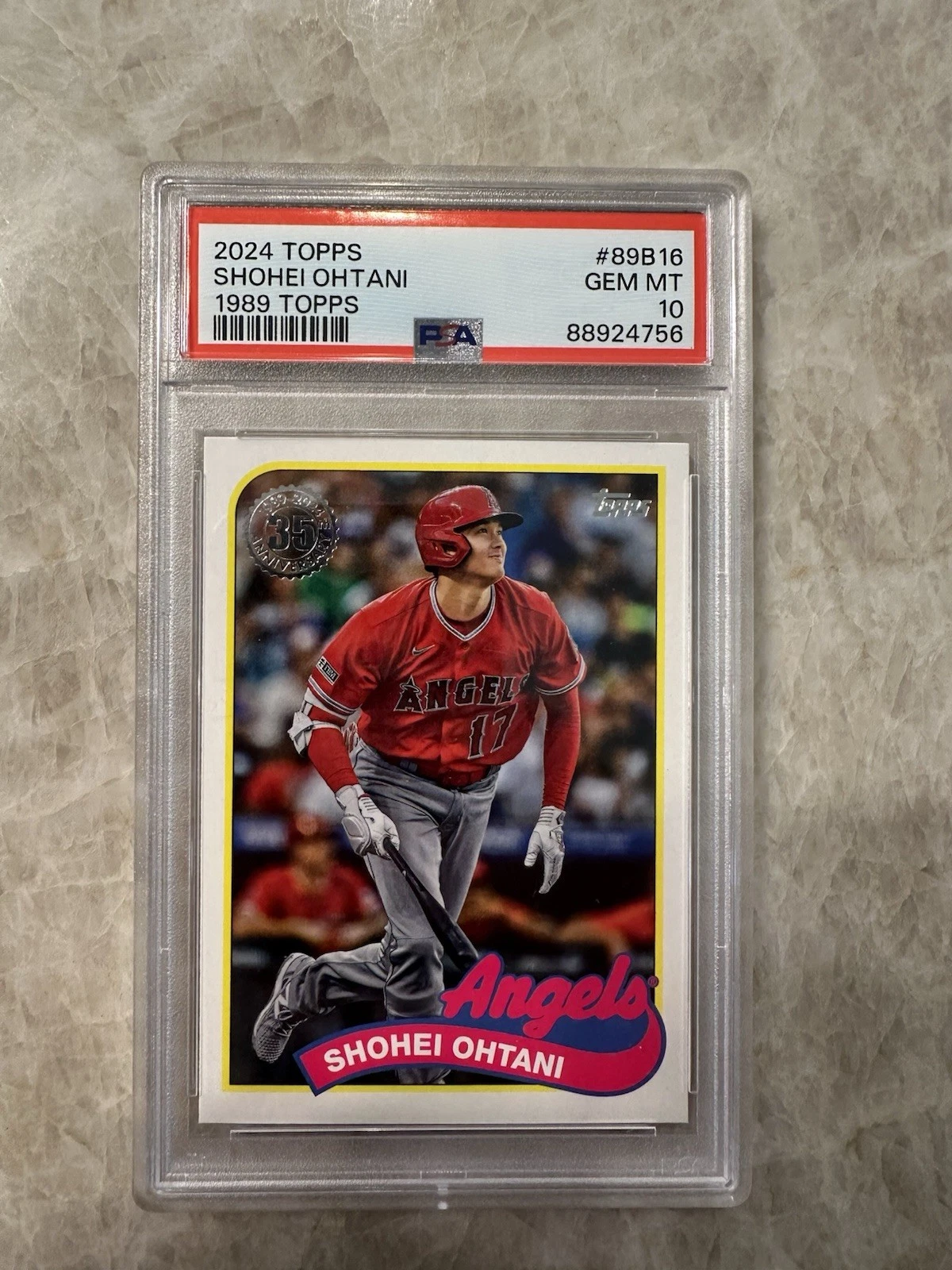 Shohei Ohtani trading card