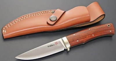 Hattori HT70/CF Outdoor Knife VG-10 Cocobolo Wood Handle
