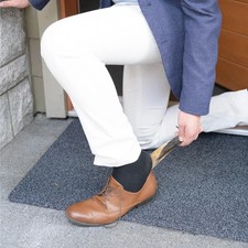 Natural Bull Horn Shoe Horn   Compact 6-Inch Size for Easy Shoe Wearing