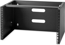 6U Wall Mount Network Rack - 14 Inch Deep Low Profile - 19" Patch Panel Bracke