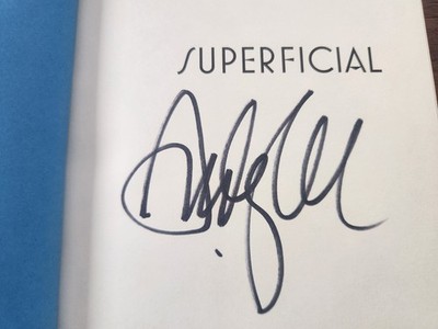 Andy Cohen SIGNED Superficial Reality Bravo TV 2016 First Edition Hardcover COA