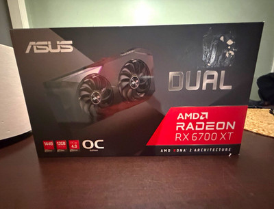 ASUS Dual Fan AMD Radeon RX 6700 XT OC 12GB