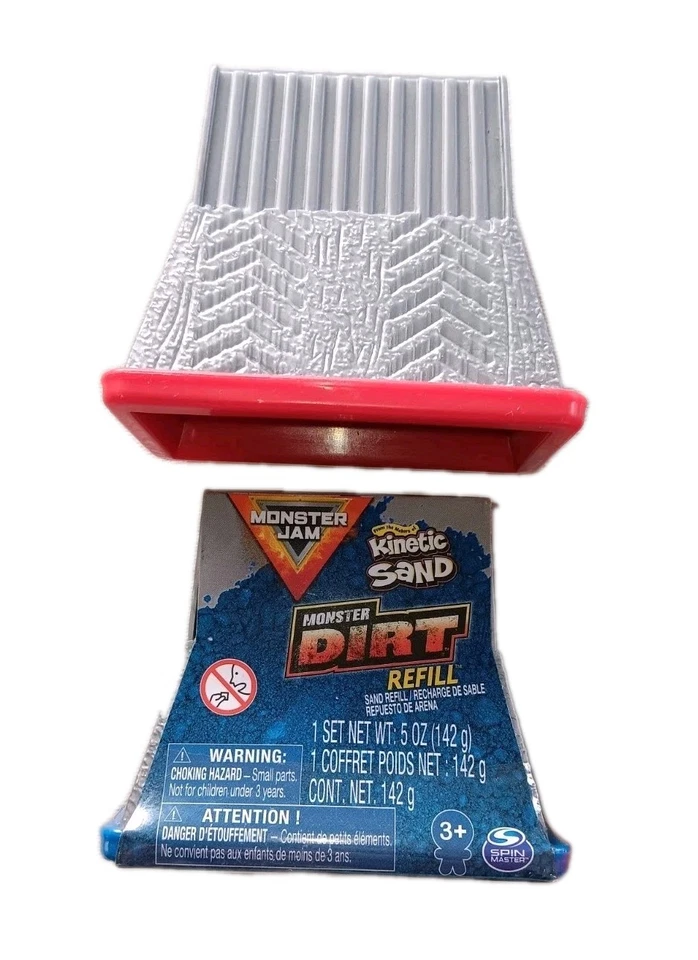 6 Novos Refil Selados Monster Dirt 5 Oz Areia Cinética Monster Jam ~Busca Sensorial - Imagem 3 de 4