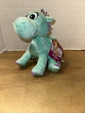 Disney Sofia Teal Crackle Dragon 8  Plush Stuffed Animal Toy With Tag