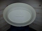 Vtg 18" Christmas Enamelware Snowman With Tangled Light White Platter — photo 2