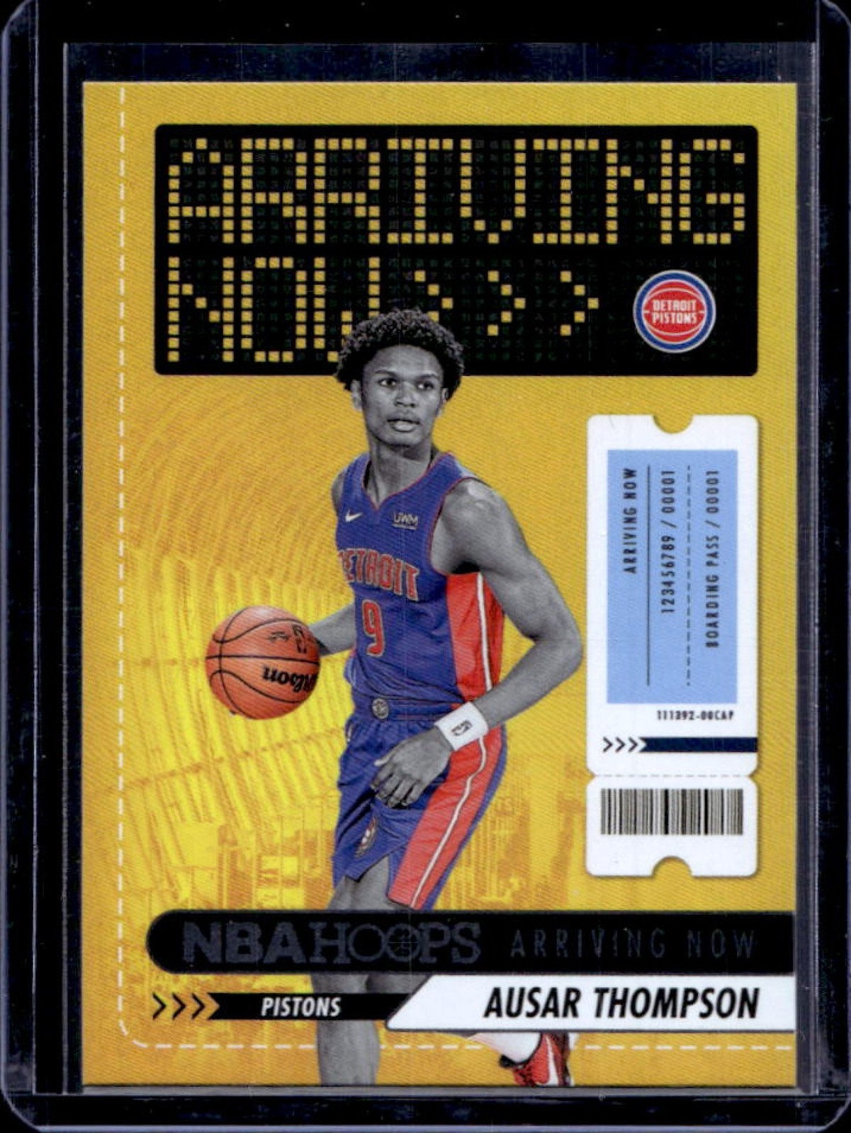 2023-24 Panini Hoops Ausar Thompson Arriving Now Rookie RC #21 Pistons