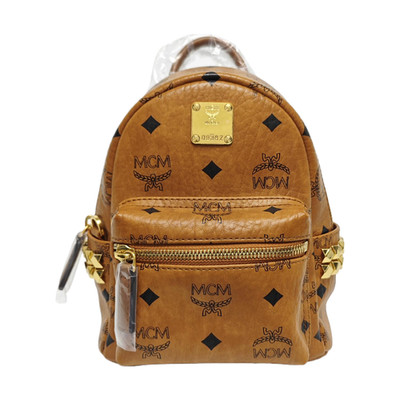 MCM Classic Allover Logo Studded Three-In-One Coated - Very Good #1KUQEDB