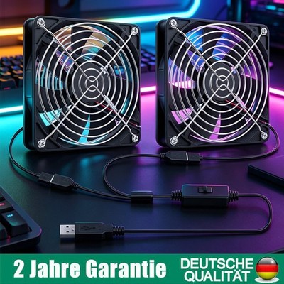 PC Gehäuselüfter Einstellbare Leise 5V 1500RPM USB Fan Ventilator lüfter 140mm