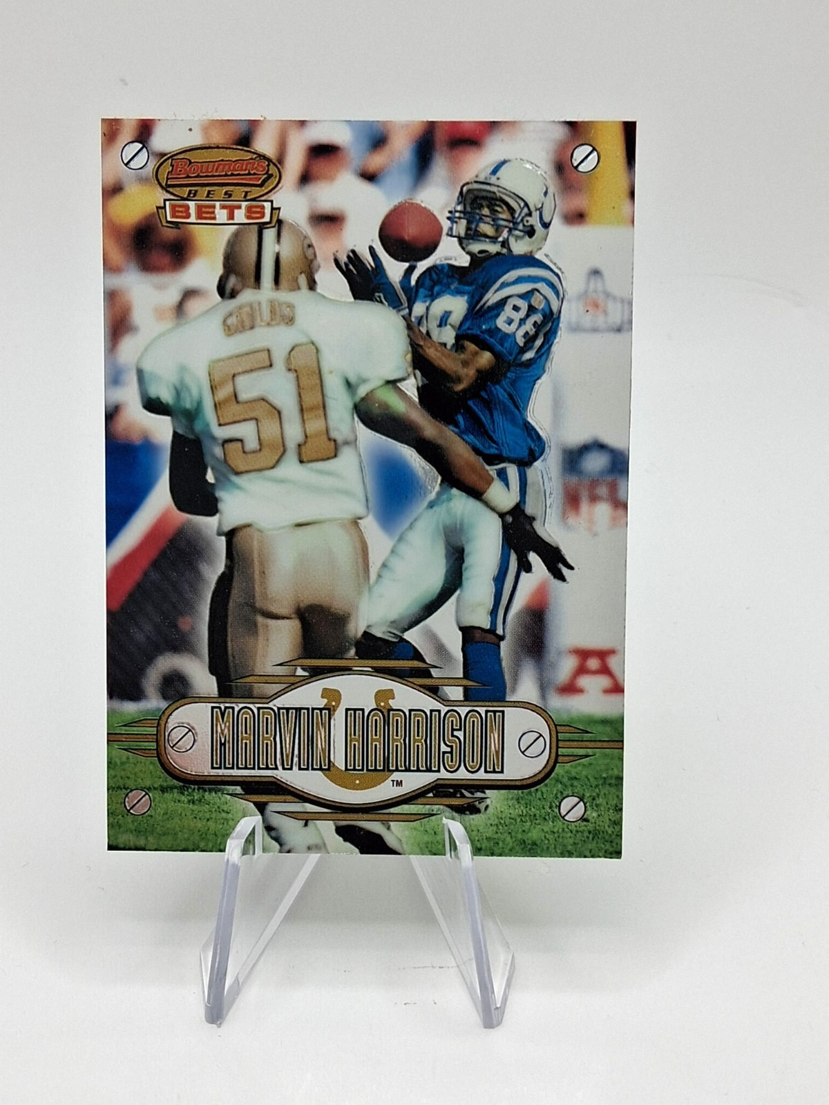 1996 Bowman's Best #BB7 Marvin Harrison RC