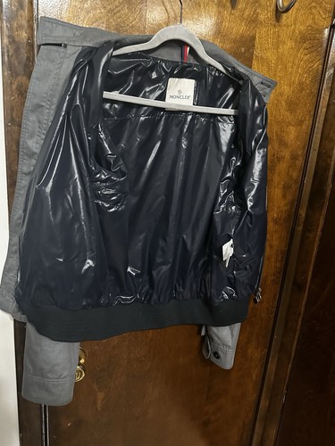 Moncler Jacket Collection Primavera /Estate Tissu Prele Men’s Sz 3 Grey /Gray - Picture 9 of 12