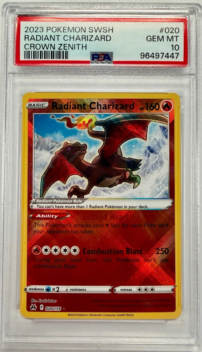 Radiant Charizard Pokémon TCG Cards for sale | eBay