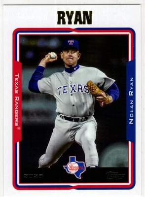 2025 Topps Archives Baseball Nolan Ryan No. 262 Texas Rangers - Bild 1 von 2