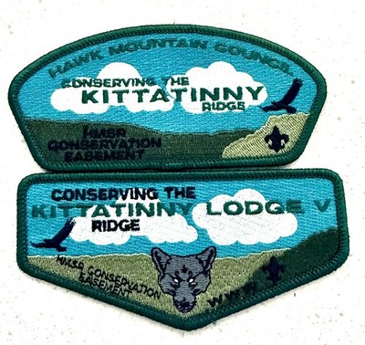  2025 - Hawk Mountain Council CSP & OA Flap Set-Conserving the Kittatinny Ridge