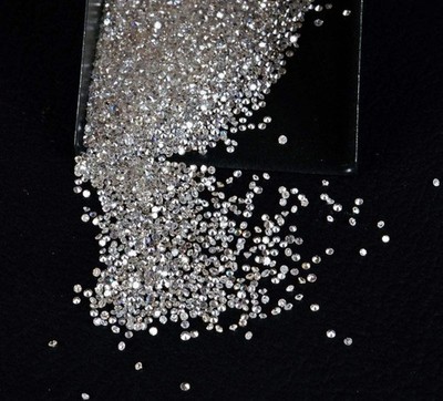 100 Pcs Loose CVD Lab Grown Diamond 2.00 MM Round D Color, IF CLARITY Certified