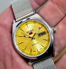 Vintage Seiko 5 Sports Yellow Dial 6309A Automatic Refurbished