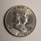 1954-D Benjamin Franklin Half Dollar 90% Silver