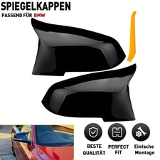 2x Au�enspiegelkappen schwarz f�r BMW F20 F21 F22 F30 F31 F32 F33 F34 F36 E84 X1