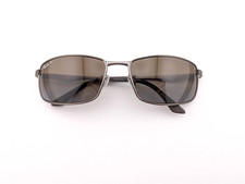 Ray-Ban Sunglasses, Polarized Lenses, RB 3498 029/T5 Gunmetal, 61-17-135, Metal