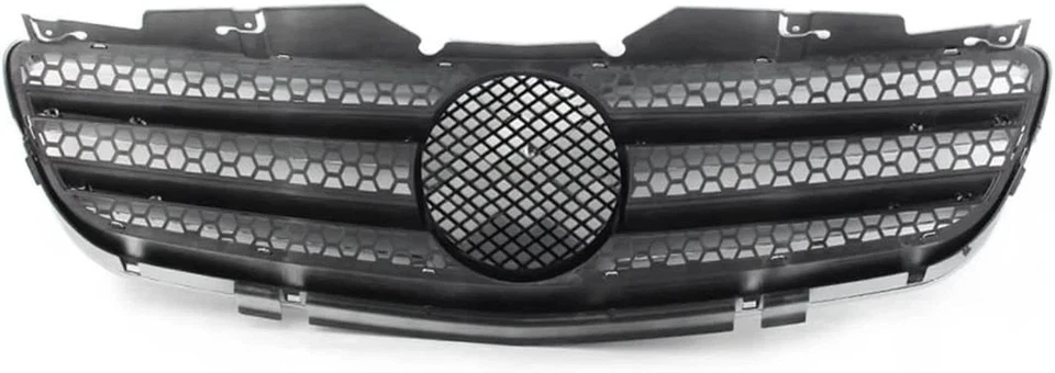 Grille for Mercedes Benz R230 SL Class SL500 SL600 SL550 W230 2003-2007, 1pcs Ch - Image 3 of 4