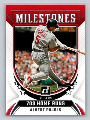2024 Donruss #11 Albert Pujols Milestones