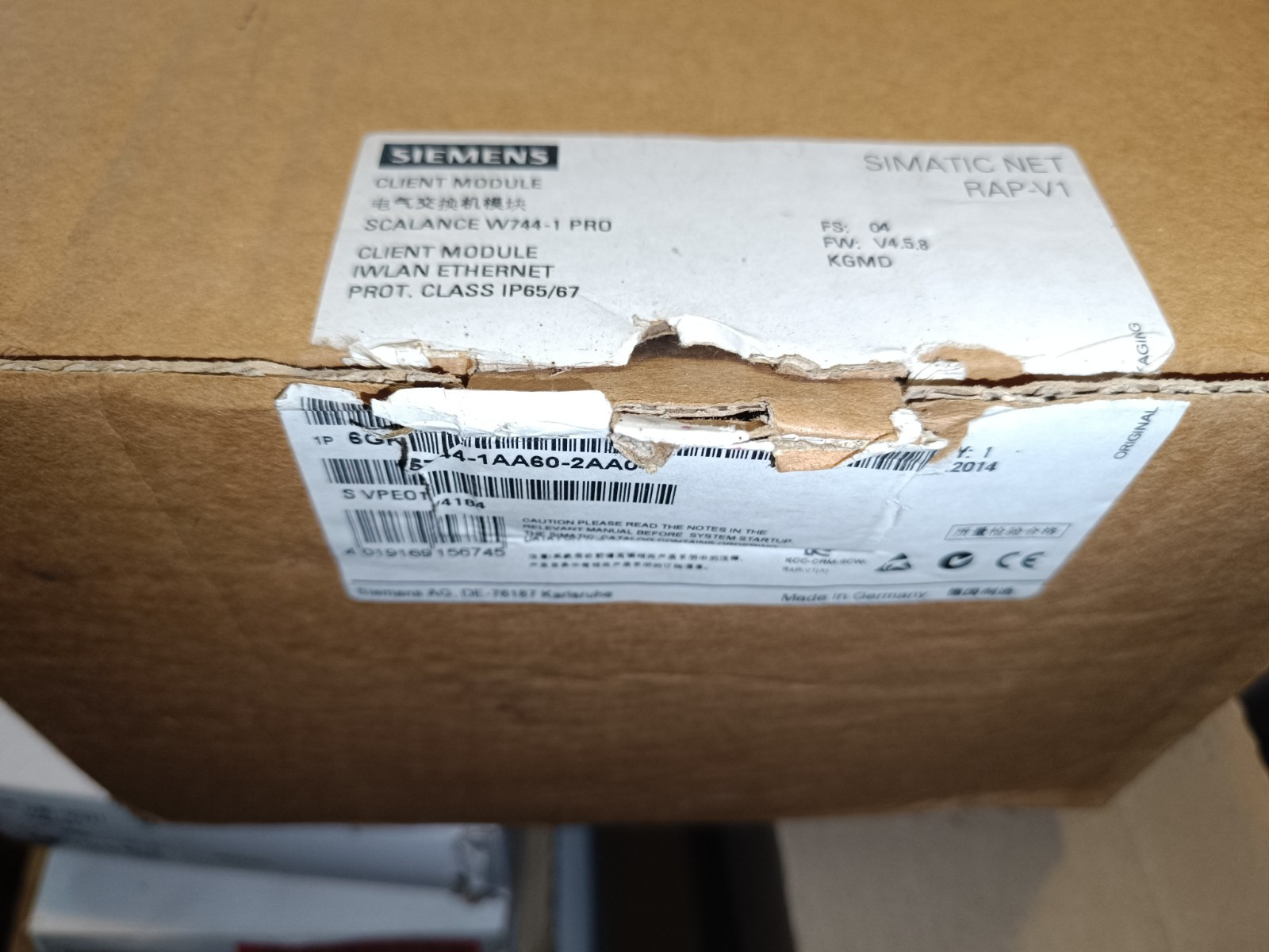 SIEMENS SCALANCE W744-1 PRO 6gk5744 1aa60 2aa0 ,Envío Rápido!Factura Garantía
